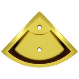 Umivaonik sa zaštitom od prelijevanja 45x32x12,5 cm keramički zlatni