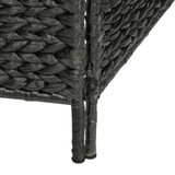 Sobna pregrada s 5 panela crna 193 x 160 cm od vodenog zumbula Sobna pregrada s 5 panela crna 193 x 160 cm od vodenog zumbula