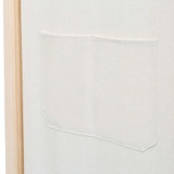Sobna pregrada s 4 panela od tkanine 160 x 170 x 4 cm krem Sobna pregrada s 4 panela od tkanine 160 x 170 x 4 cm krem