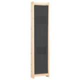 Sobna pregrada s 4 panela od tkanine 160 x 170 x 4 cm siva Sobna pregrada s 4 panela od tkanine 160 x 170 x 4 cm siva
