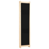 Sobna pregrada s 3 panela od tkanine 120 x 170 x 4 cm crna Sobna pregrada s 3 panela od tkanine 120 x 170 x 4 cm crna