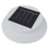 Vrtne solarne svjetiljke za ogradu 12 kom LED bijele Vrtne solarne svjetiljke za ogradu 12 kom LED bijele