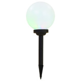 Vanjske solarne LED svjetiljke 6 kom kuglaste 20 cm RGB