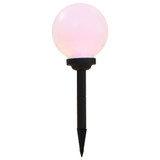 Vanjske solarne LED svjetiljke 6 kom kuglaste 20 cm RGB