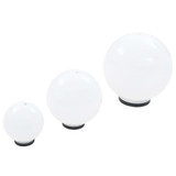 6-dijelni set LED kuglastih svjetiljki 20/30/40 cm PMMA