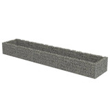 Gabionska sadilica od pocinčanog čelika 450 x 90 x 50 cm Gabionska sadilica od pocinčanog čelika 450 x 90 x 50 cm
