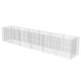 Gabionska sadilica od pocinčanog čelika 540 x 90 x 100 cm Gabionska sadilica od pocinčanog čelika 540 x 90 x 100 cm