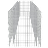 Gabionska sadilica od pocinčanog čelika 540 x 90 x 100 cm