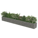 Gabionska sadilica od pocinčanog čelika 450 x 50 x 50 cm Gabionska sadilica od pocinčanog čelika 450 x 50 x 50 cm