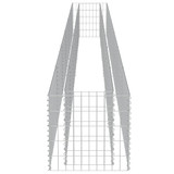 Gabionska sadilica od pocinčanog čelika 540 x 50 x 50 cm
