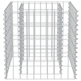 Gabionska sadilica od pocinčanog čelika 50 x 50 x 50 cm
