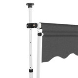 Tenda na ručno uvlačenje 300 cm antracit