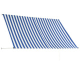 Tenda na uvlačenje 250 x 150 cm plavo-bijela