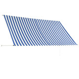 Tenda na uvlačenje 300 x 150 cm plavo-bijela