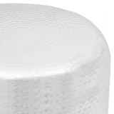 Stolac Bočni Stol od Prerađenog Aluminijuma Srebrne Boje