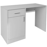 Stol s ladicom i ormarićem Bijeli 100x40x73 cm Stol s ladicom i ormarićem Bijeli 100x40x73 cm