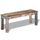 Klupa od Masivnog Recikliranog drveta 110x35x45 cm Klupa od Masivnog Recikliranog drveta 110x35x45 cm
