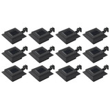 Vrtne solarne svjetiljke 12 kom LED kvadratne 12 cm crne Vrtne solarne svjetiljke 12 kom LED kvadratne 12 cm crne