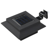 Vrtne solarne svjetiljke 12 kom LED kvadratne 12 cm crne Vrtne solarne svjetiljke 12 kom LED kvadratne 12 cm crne