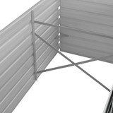 Povišena vrtna gredica antracit 240x80x77 cm pocinčani čelik Povišena vrtna gredica antracit 240x80x77 cm pocinčani čelik