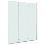 Sklopiva vrata za tuš-kabinu s 3 ploče ESG 130 x 138 cm