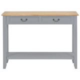 Konzolni stol sivi 110 x 35 x 80 cm drveni Konzolni stol sivi 110 x 35 x 80 cm drveni