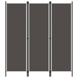 Sobna pregrada s 3 panela antracit 150 x 180 cm Sobna pregrada s 3 panela antracit 150 x 180 cm