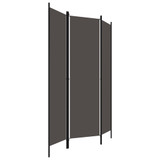 Sobna pregrada s 3 panela antracit 150 x 180 cm Sobna pregrada s 3 panela antracit 150 x 180 cm