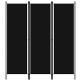 Sobna pregrada s 3 panela crna 150 x 180 cm Sobna pregrada s 3 panela crna 150 x 180 cm
