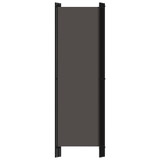 Sobna pregrada s 4 panela antracit 200 x 180 cm Sobna pregrada s 4 panela antracit 200 x 180 cm