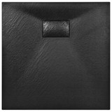 Kada za tuš SMC crna 90 x 90 cm