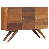 Komoda od masivnog obnovljenog drva smeđa 110 x 30 x 75 cm Komoda od masivnog obnovljenog drva smeđa 110 x 30 x 75 cm