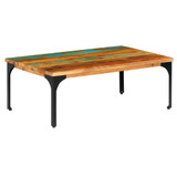 Stolić za kavu od masivnog obnovljenog drva 100 x 60 x 35 cm Stolić za kavu od masivnog obnovljenog drva 100 x 60 x 35 cm