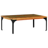 Stolić za kavu od masivnog obnovljenog drva 100 x 60 x 35 cm Stolić za kavu od masivnog obnovljenog drva 100 x 60 x 35 cm