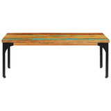 Stolić za kavu od masivnog obnovljenog drva 100 x 60 x 35 cm Stolić za kavu od masivnog obnovljenog drva 100 x 60 x 35 cm