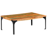 Stolić za kavu od masivnog obnovljenog drva 100 x 60 x 35 cm Stolić za kavu od masivnog obnovljenog drva 100 x 60 x 35 cm