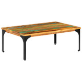Stolić za kavu od masivnog obnovljenog drva 100 x 60 x 35 cm Stolić za kavu od masivnog obnovljenog drva 100 x 60 x 35 cm