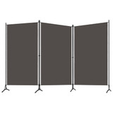 Sobna pregrada s 3 panela antracit 260 x 180 cm Sobna pregrada s 3 panela antracit 260 x 180 cm
