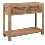 Konzolni stol 82 x 33 x 73 cm od masivnog bagremovog drva Konzolni stol 82 x 33 x 73 cm od masivnog bagremovog drva