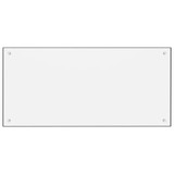 Kuhinjska zaštita od prskanja bijela 100 x 50 cm kaljeno staklo Kuhinjska zaštita od prskanja bijela 100 x 50 cm kaljeno staklo