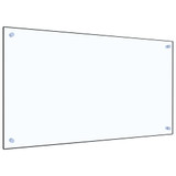 Kuhinjska zaštita od prskanja prozirna 90x50 cm kaljeno staklo Kuhinjska zaštita od prskanja prozirna 90x50 cm kaljeno staklo