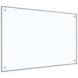 Kuhinjska zaštita od prskanja prozirna 90x60 cm kaljeno staklo Kuhinjska zaštita od prskanja prozirna 90x60 cm kaljeno staklo