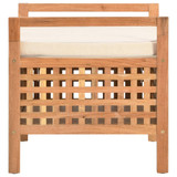 Klupa za pohranu od masivne orahovine 49 x 48 x 49 cm Klupa za pohranu od masivne orahovine 49 x 48 x 49 cm