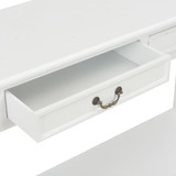 Konzolni stol bijeli 110 x 35 x 80 cm drveni Konzolni stol bijeli 110 x 35 x 80 cm drveni