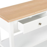 280029 Sideboard White 110x35x80 cm MDF