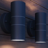 Vrtna LED Zidna Svjetiljka 2 kom Nehrđajući Čelik Vrtna LED Zidna Svjetiljka 2 kom Nehrđajući Čelik