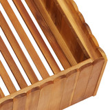 Vrtna posuda za sadnju od masivnog bagremovog drva 50x50x25 cm