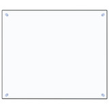 Kuhinjska zaštita od prskanja prozirna 70x60 cm kaljeno staklo Kuhinjska zaštita od prskanja prozirna 70x60 cm kaljeno staklo
