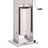 Ručna punilica za kobasice srebrna 15 L od nehrđajućeg čelika