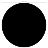 Pokrivač za bazen crni 381 cm PE